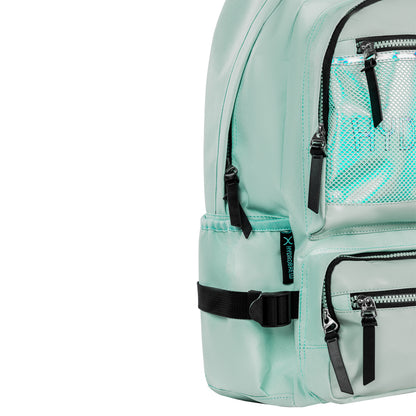 Hydrobrew 18" Backpack w/ Sip Switch Tritan Water Bottle 1000ml | Laptop Backpack w/ Bottle – Green