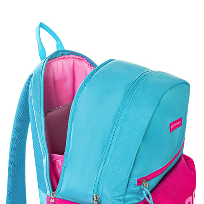 Hydrobrew 18" Backpack w/ Sip Switch Tritan Water Bottle 1000ml | Laptop Backpack w/ Bottle – Pink