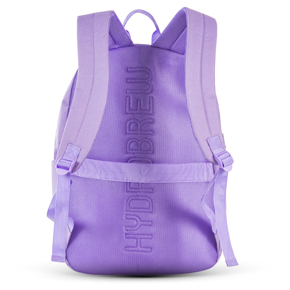 Hydrobrew 18" Backpack w/ Sip Switch Tritan Water Bottle 1000ml | Laptop Backpack w/ Bottle – Purple