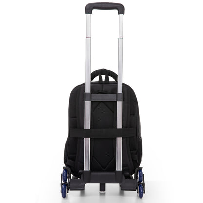 Eazy Kids 16” Backpack w/ Universal School Bag Trolley – Black