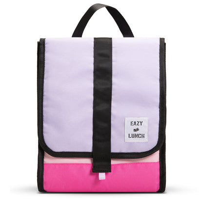 Eazy Kids Insulated Lunch Bag w/ Jumbo Bento Lunch Box – Pink