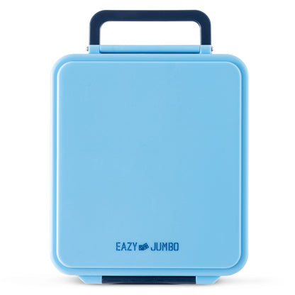 Eazy Kids Insulated Lunch Bag w/ Jumbo Bento Lunch Box – Blue