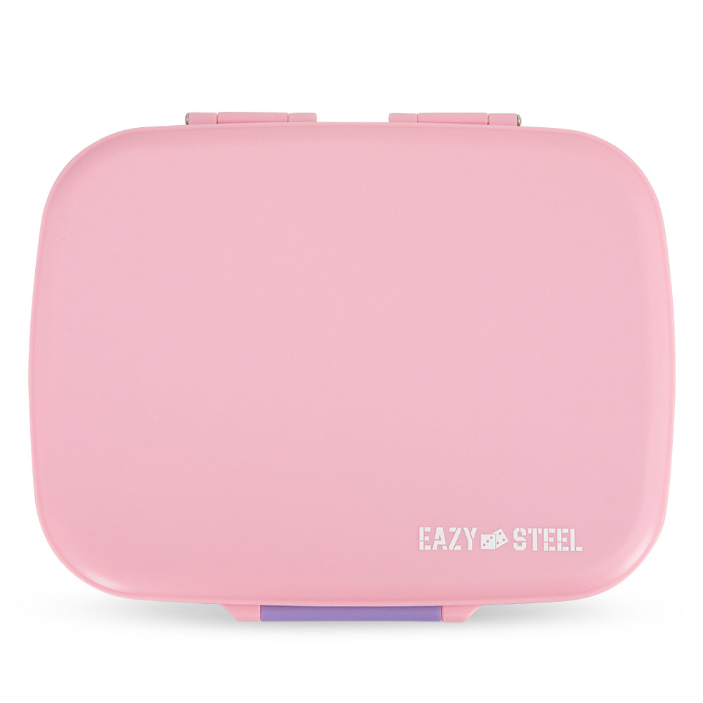 Eazy Kids Premium Stainless Steel Lunch Box 710ml w/ Insulated Lunch Bag – Pink