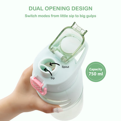 Eazy Kids 4 Compartment Bento Lunch Box w/ Insulated Lunch Bag & Water Bottle 750ml – Bicycle Mint