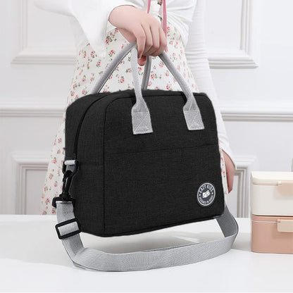 Eazy Kids Convertible Bento Lunch Box w/ Insulated Lunch Bag – Gamer Black