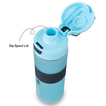 Eazy Kids Jumbo Bento Lunch Box w/ Tritan Water Bottle 850ml – Ice Blue Blast