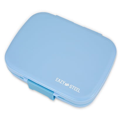 Eazy Kids Premium Stainless Steel Lunch Box 710ml w/ Stainless Steel Water Bottle 445ml – Blue