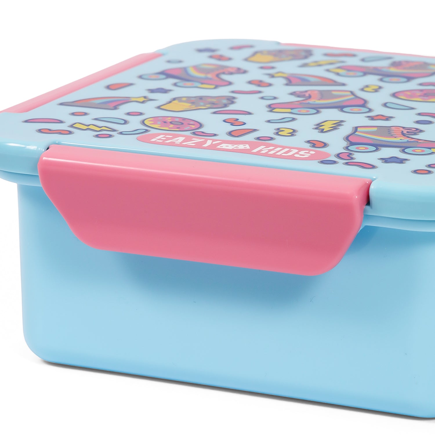 EAZY KIDS Lunch Box Set, Gen Z Skater - Blue