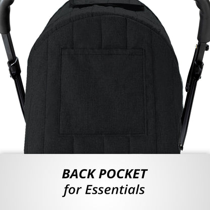 TEKNUM Reversible Look at Me Stroller w/Diaper Bags - Black