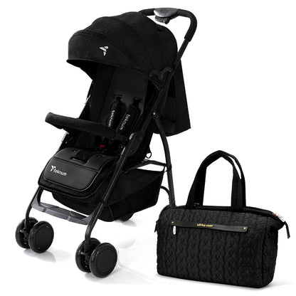 TEKNUM Trip Stroller Diaper Bag Combo - Black