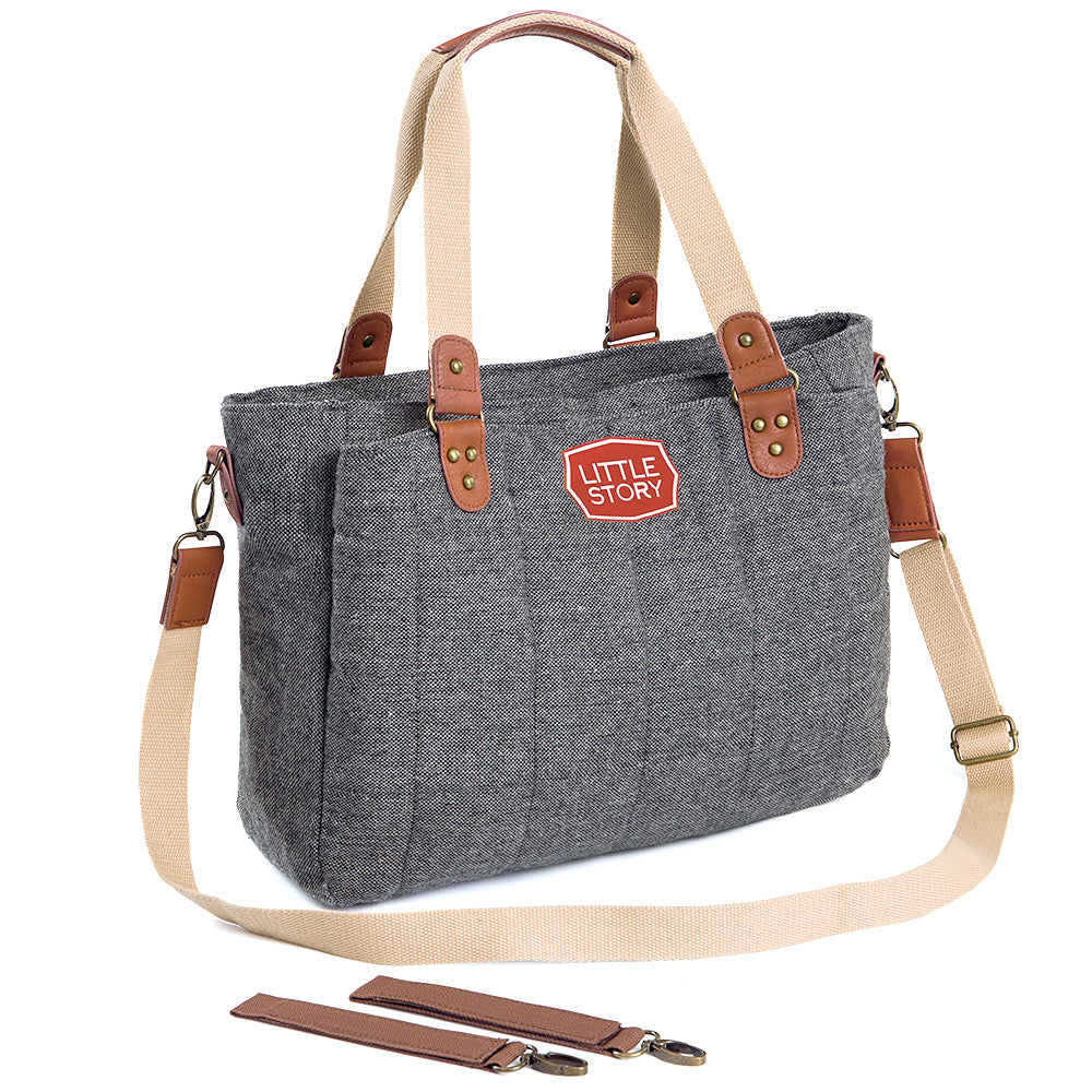 TEKNUM Trip Stroller Diaper Bag Combo - Grey