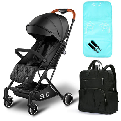 TEKNUM SLD Stroller Manhattan Diaper Bag Bundle - Black