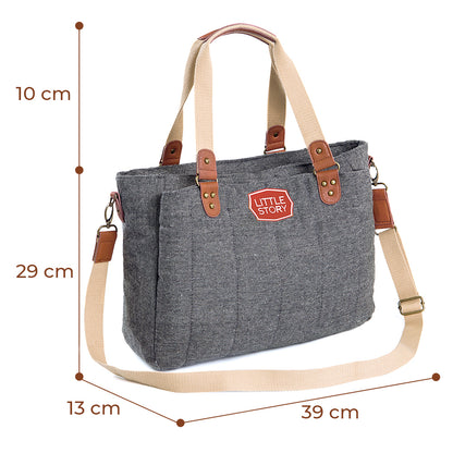 TEKNUM Stroller Diaper Bag Combo - Grey