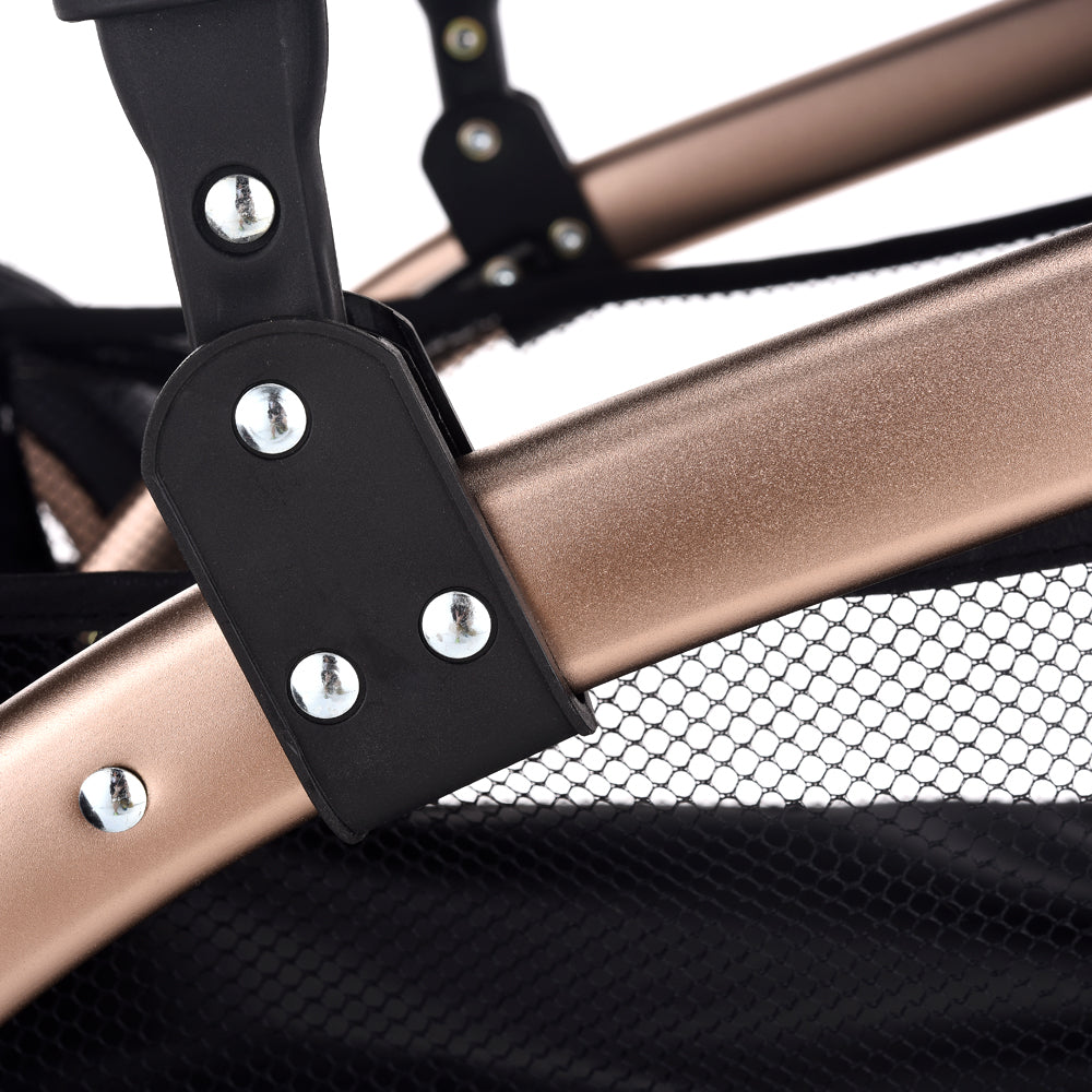 TEKNUM 3 in 1 Pram stroller with SUNVENO Fashion Diaper Tote Bag - Khaki