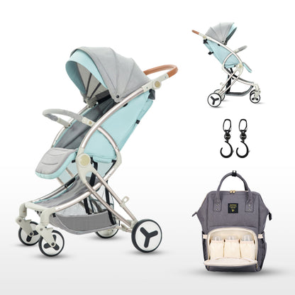 TEKNUM A1 Green + SUNVENO Grey Diaper Bag