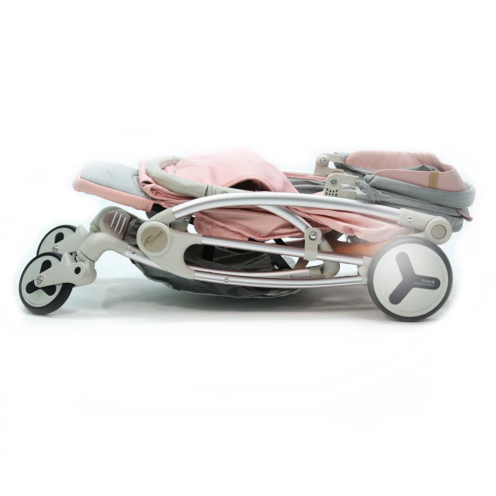 TEKNUM A1 Pink + SUNVENO Grey Diaper Bag