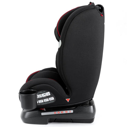 TEKNUM Evolve 360 Car Seat (0 - 12yrs) with SUNVENO Fashion Diaper Bag - Black