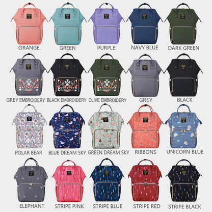 TEKNUM Reversible Look at Me Stroller w/Diaper Bags - Khaki