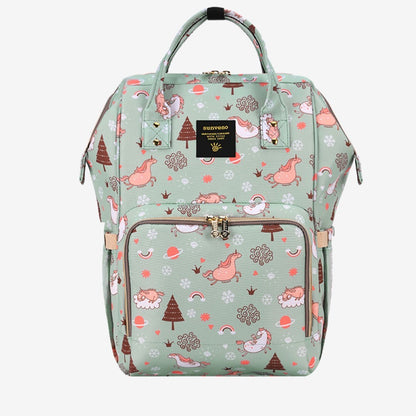 TEKNUM Travel Lite Stroller - Khaki and SUNVENO Green Dream Diaper Bag and Clutch Combo