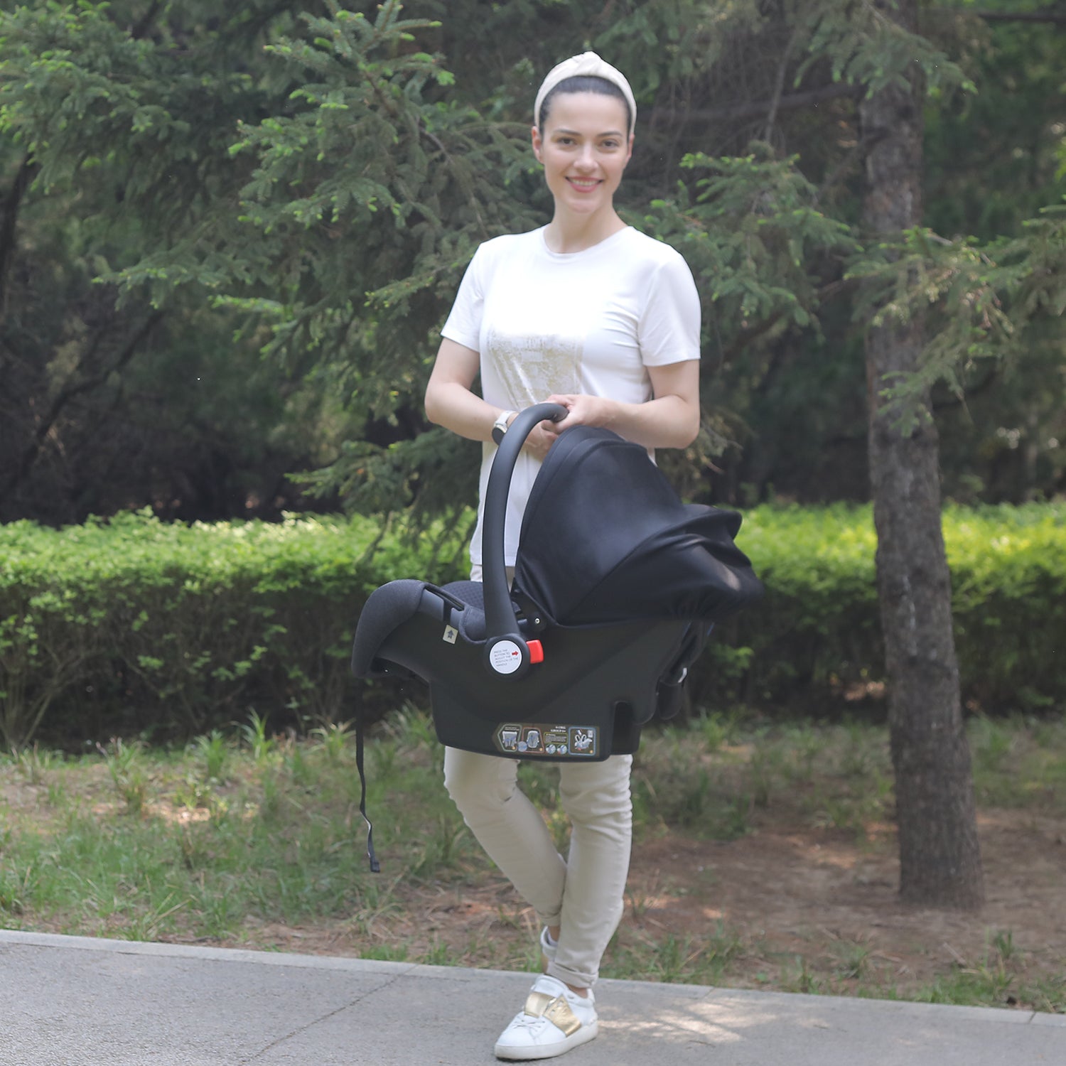 TEKNUM STROLL-1 Travel System w/Reversible Stroller and Baby Car Seat - Grey