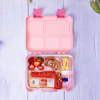 EAZY KIDS 5 & 4 Convertible Bento Lunch Box wt Sandwich Cutter Set - Gamer Girl