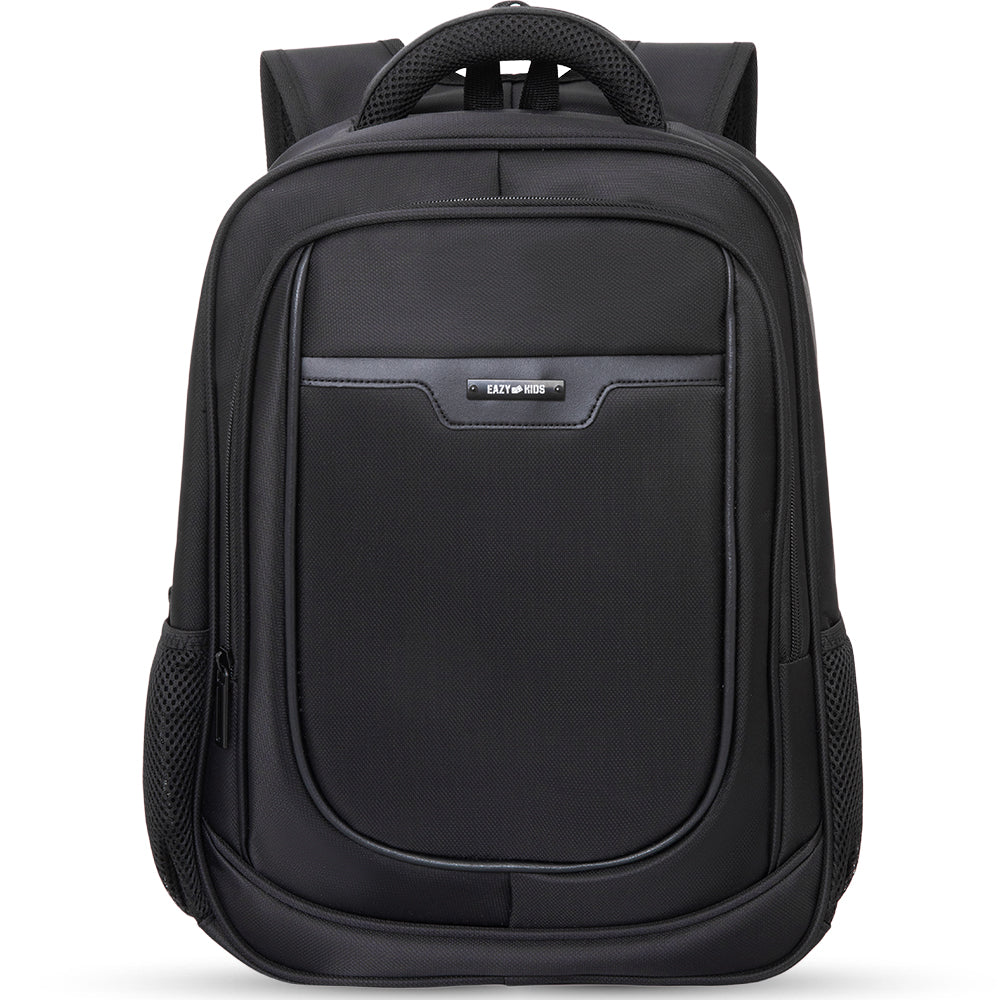 Eazy Kids 16” Backpack with Laptop Sleeve | Lightweight School & College Bag – Black