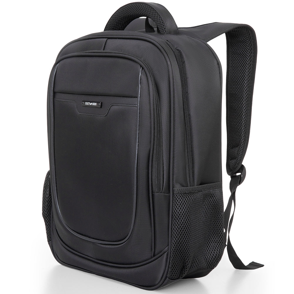 Eazy Kids 16” Backpack with Laptop Sleeve | Lightweight School & College Bag – Black