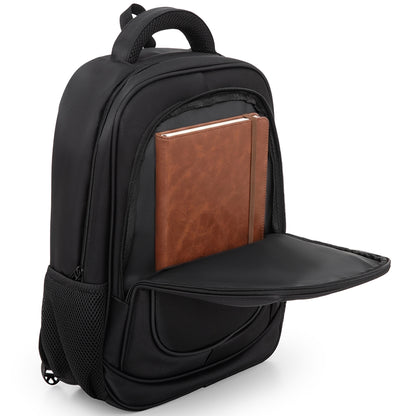 Eazy Kids 16” Backpack with Laptop Sleeve | Lightweight School & College Bag – Black