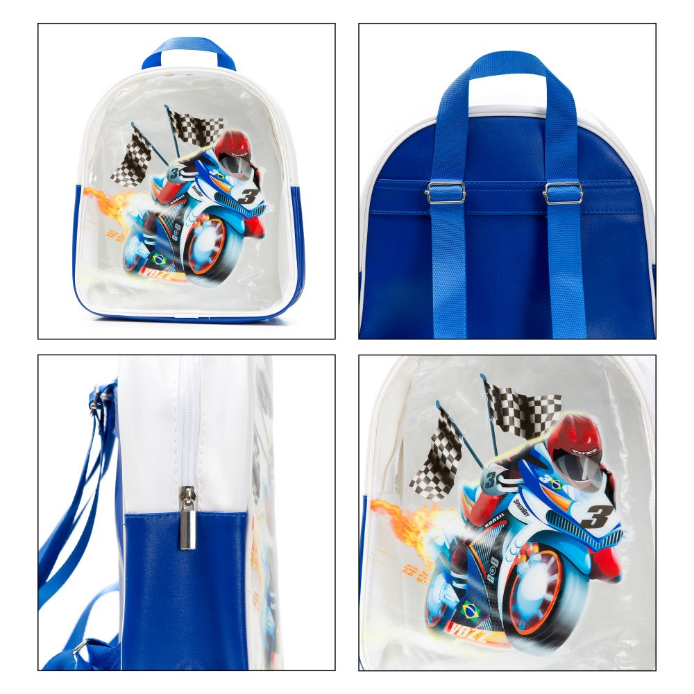EAZY KIDS Backpack Bike - Blue