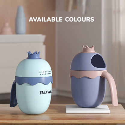 كوب استحمام رويال بيبي هيد شامبو وغسول وشطف - أزرق، 500 مل