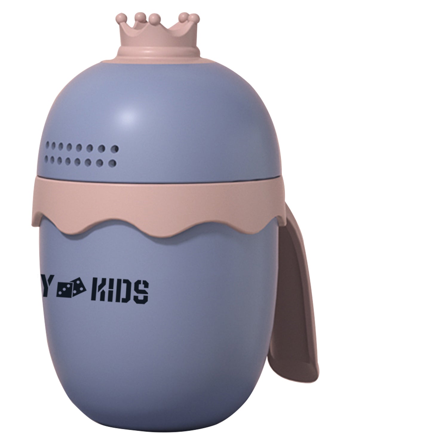 EAZY KIDS Royal Baby Head Shampoo Wash Rinse Shower Mug - Purple, 500ml