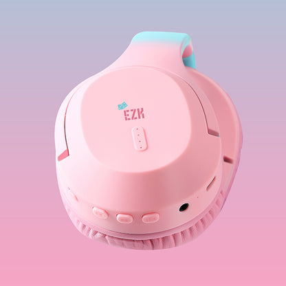 Eazy Kids Bluetooth 5.4 Wireless Headset - Pink