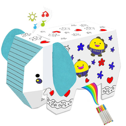 EAZY KIDS DIY Doodle Coloring Elephant