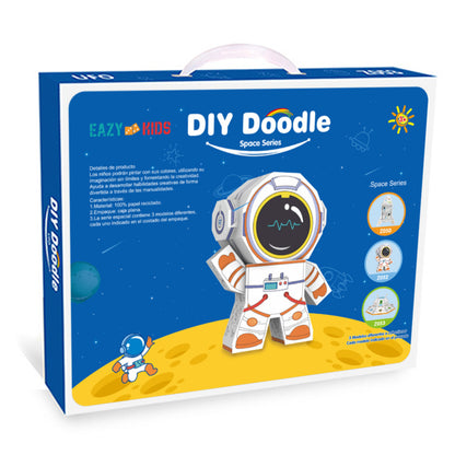 Eazy Kids DIY Creative Spaceman – Includes 3 Color Pens | For Ages 3+