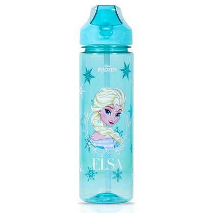 Disney Frozen Princess Elsa 2 - In - 1 Tritan Water Bottle - Baby Green (650ml)