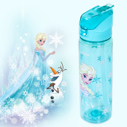 Disney Frozen Princess Elsa 2 - In - 1 Tritan Water Bottle - Baby Green (650ml)