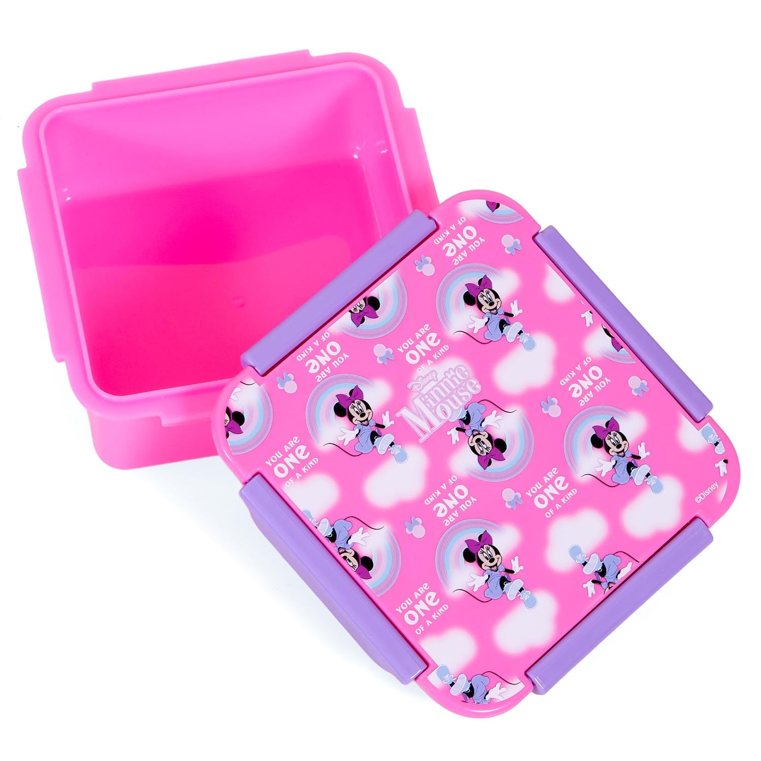 Disney Minnie Mouse Snack/Lunch Box - Pink (650ml)