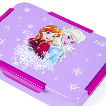 Disney Frozen Princess 1/2/3/4 Compartment Convertible Bento Lunch Box - Purple