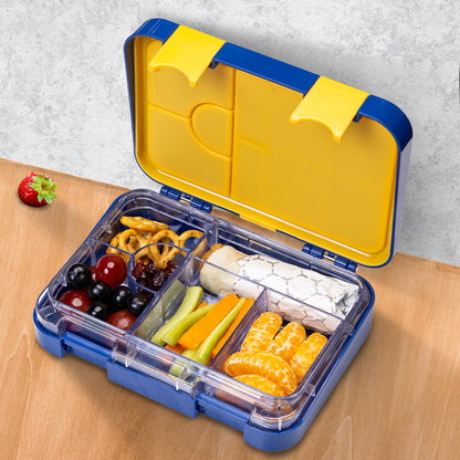 Marvel Spider - Man 6/4 Compartment Convertible Bento Tritan Lunch Box - Blue