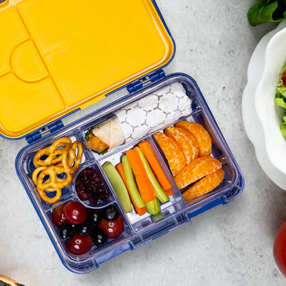 Marvel Spider - Man 6/4 Compartment Convertible Bento Tritan Lunch Box - Blue