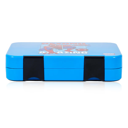 Marvel Beyond Amazing Spider Man 6/4 Compartment Convertible Bento Tritan Lunch Box - Blue