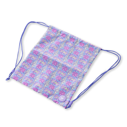 Eazy Kids Drawstring Bag - Butterfly Purple
