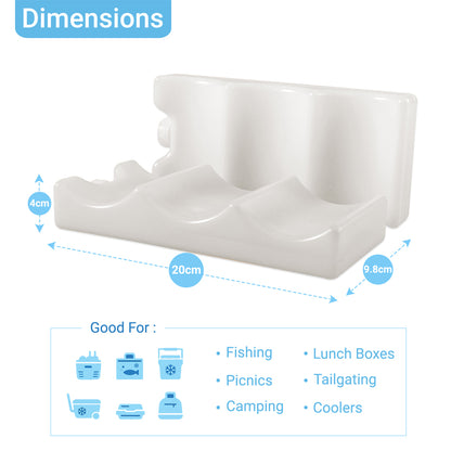 Eazy Kids Ice Pack Set of 2 - White