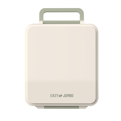 Eazy Kids Jumbo Bento Lunch Box w/Thermos & Dip Jar- Ivory