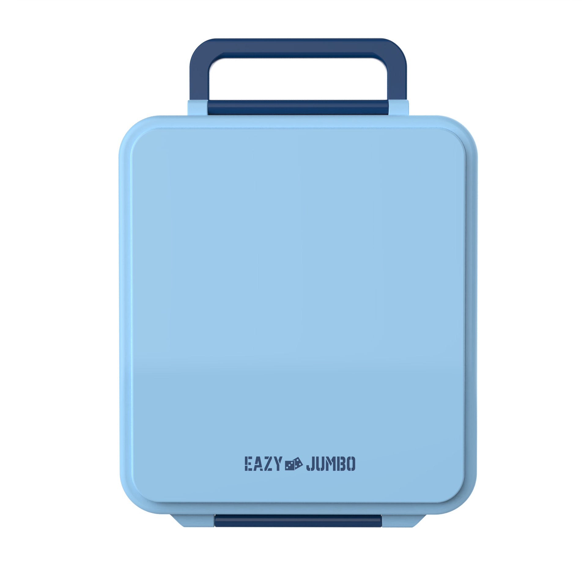 Eazy Kids Jumbo Bento Lunch Box w/Thermos & Dip Jar- Blue