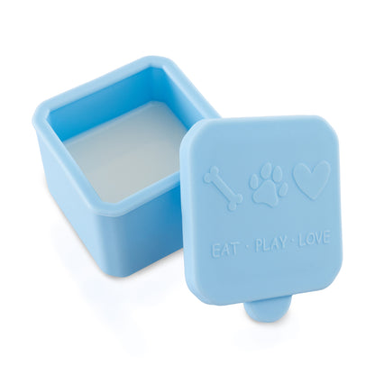 Eazy Kids Personalized Jumbo Bento Lunch Box w/Thermos & Dip Jar- Blue