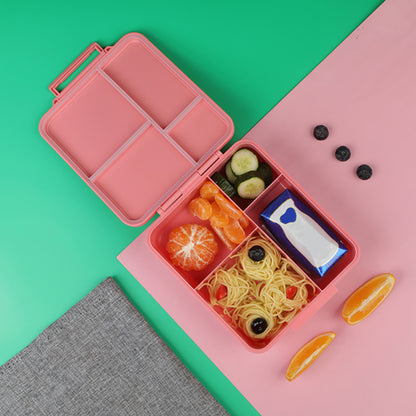 EAZY KIDS Jumbo Bento Lunch Box w/t Insulated Jar - Cosmic Girl Pink