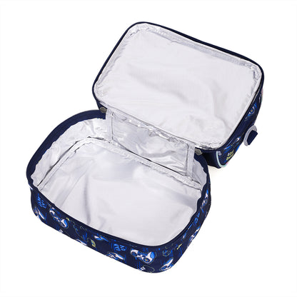 EAZY KIDS Dual Compartment Lunch Bag Gamer - Blue