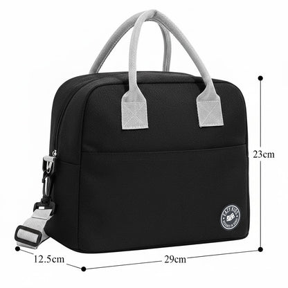 حقيبة غداء معزولة للأطفال من إيزي كيدز - أسود