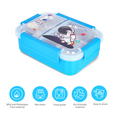 EAZY KIDS Lunch Box Astronaut - Blue